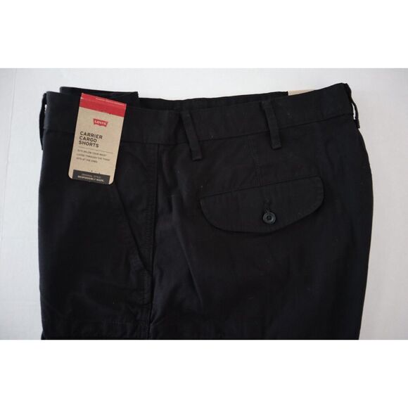 Levi's 232510013 Men's Sz 38 Black Loose-Fit Non-Stretch 9.5" Cargo Shorts - Picture 5 of 7